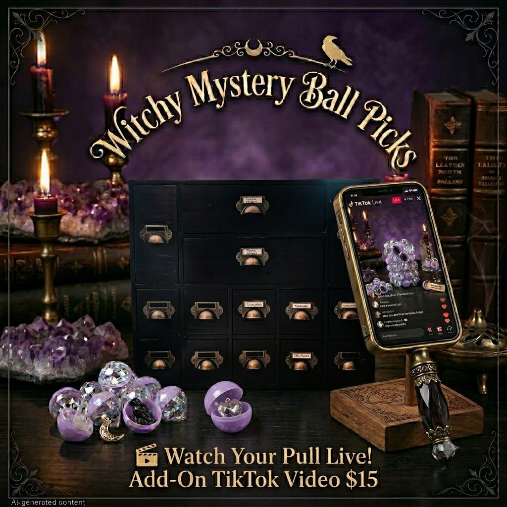 Tiktok Video Add-on (must purchase a Witchy Mystery Ball Pick Bundle)
